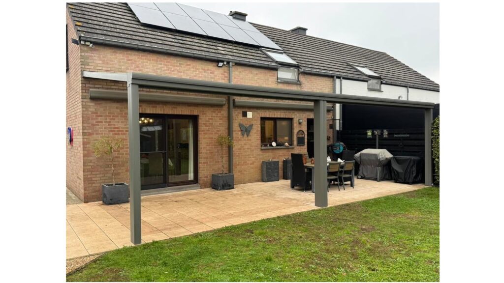 Terrasoverkapping in aluminium