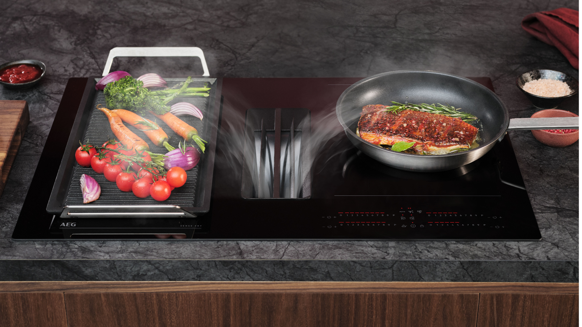 ComboHobs – Kookplaten met afzuiging