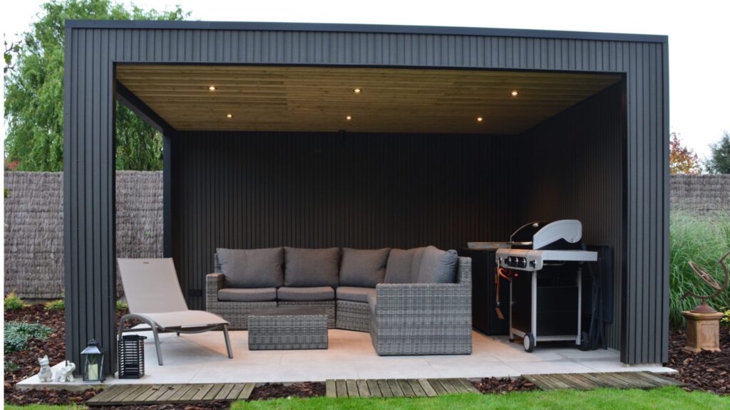 Cube golf vrijstaande terrasoverkapping