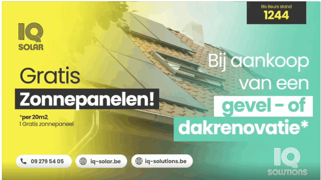 Gratis zonnepanelen bij aankoop van een dak of gevelrenovatie!