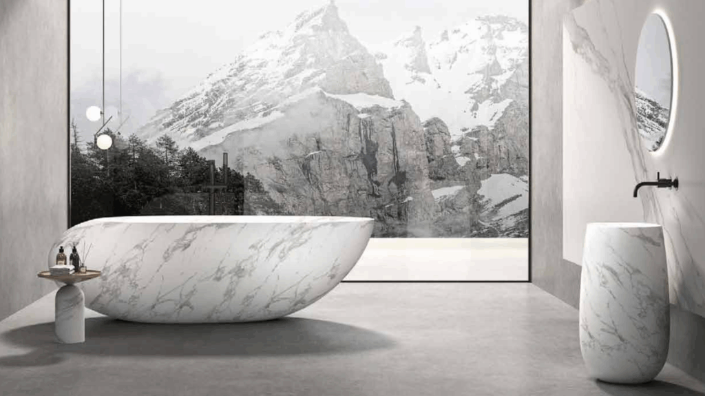 Composieten bad – Marmer design