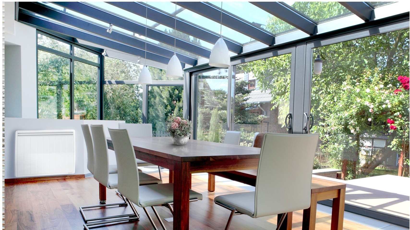 Radiator voor de veranda