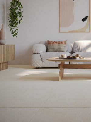 Keramiek vloer in een living