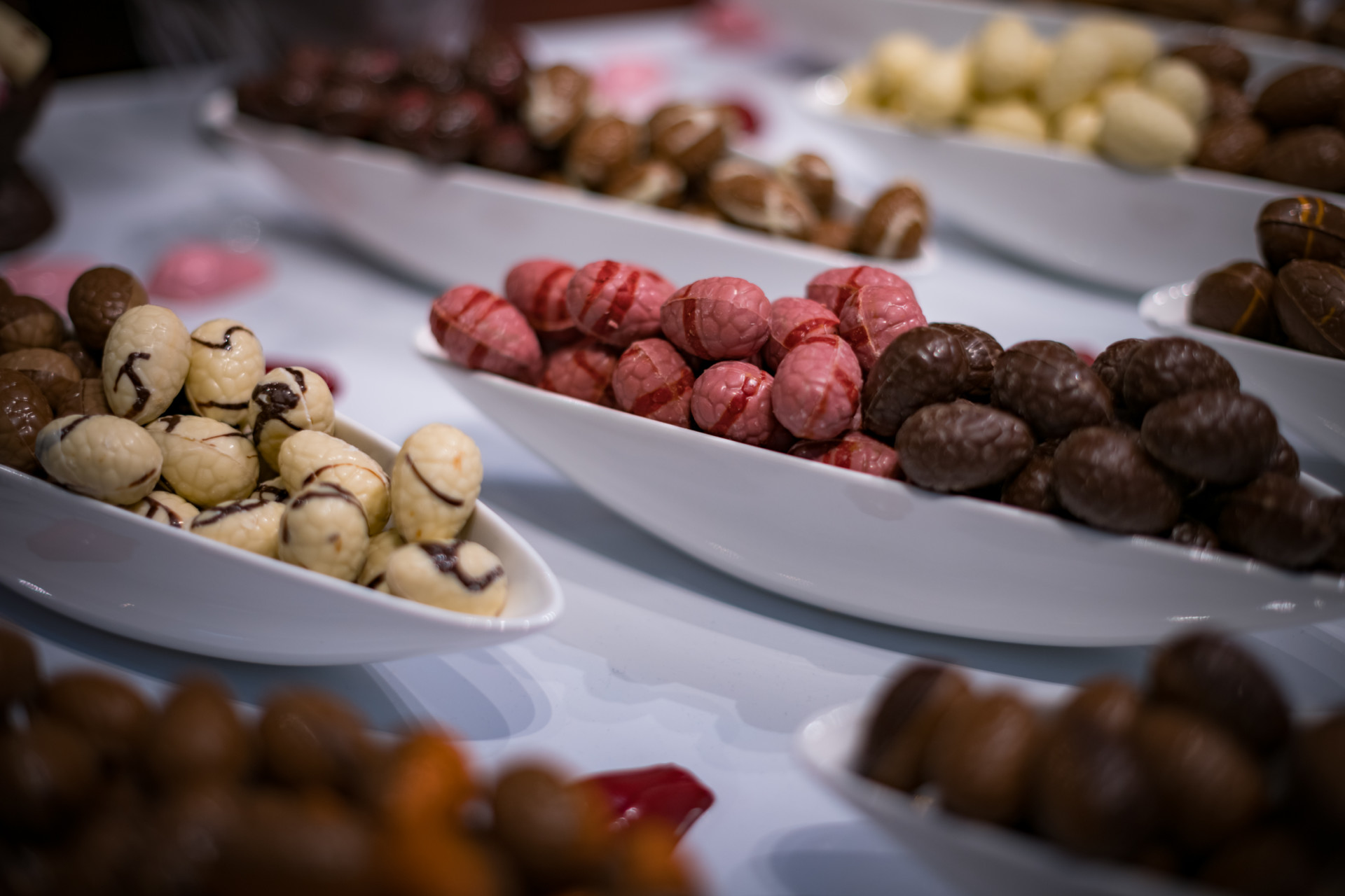 Chocolade eitjes van chocolaterie winters op vakbeurs Bakkersvak 2019