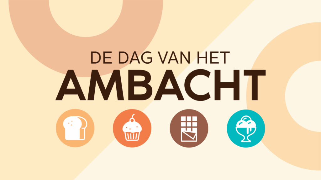 banner de dag van het ambacht