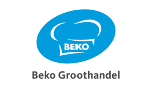 Logo van Beko Groothandel met wit voertuigpictogram