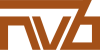Abstract oranje-wit geometrisch logo met scherpe lijnen