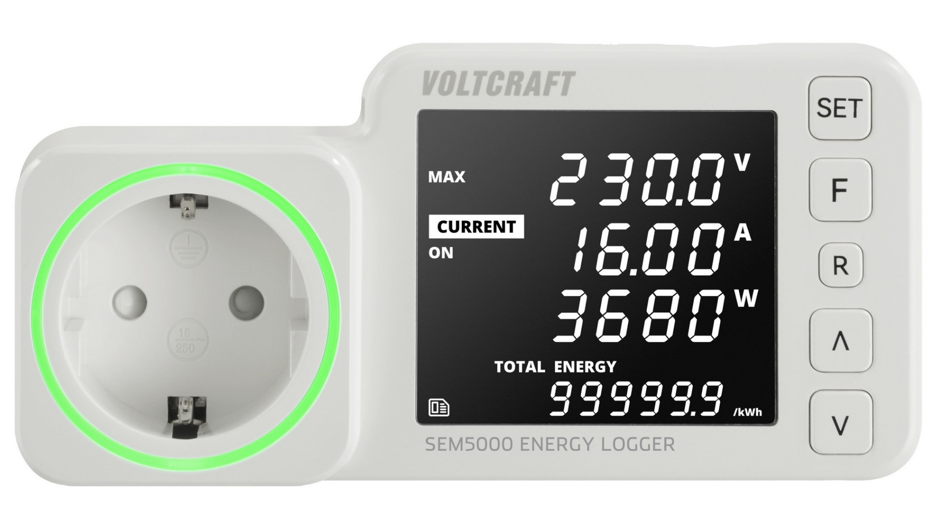 VOLTCRAFT SEM5000 Energy consumption meter Energy cost calculator