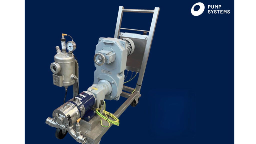 ATEX-certified wobble plate pumps as mobile units for conveying media in potentially explosive atmospheres.