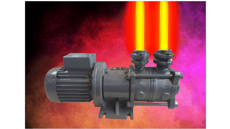 Produktbeschreibung C5: Horizontale, selbstansaugende, gasmitfördernde Seitenkanalpumpen in Gliedergehäusebauart in Blockbauweise mit offenen Flügelrädern aus Edelstahl. Das Programm umfasst die Baureihen C500 und C510.