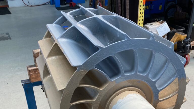 Schutz- und Verschlei&szlig;beschichtung mit Belzona(R)