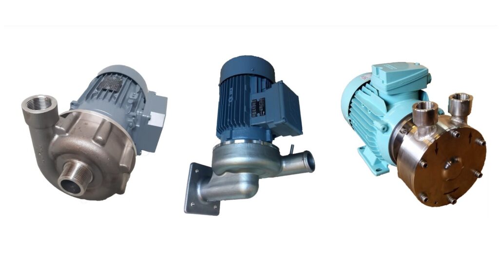 Centrifugal pumps in close-coupled design of the LD/S series from the manufacturer STROBL Pumpen