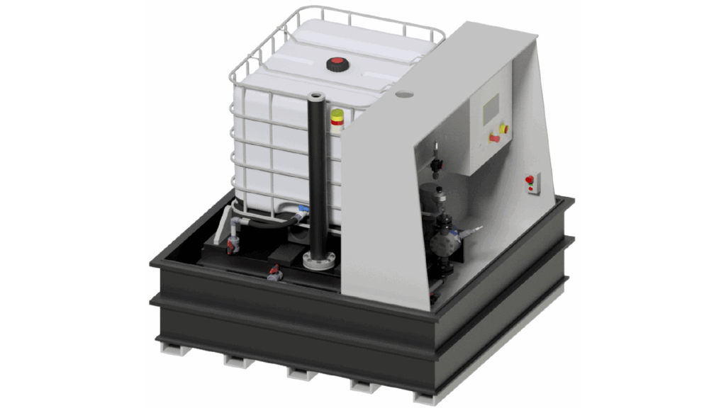 IBC Dosier- und Entleerstation wahlweise Kunststoff oder Edelstahl