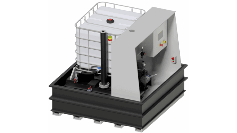 IBC Dosier- und Entleerstation wahlweise Kunststoff oder Edelstahl