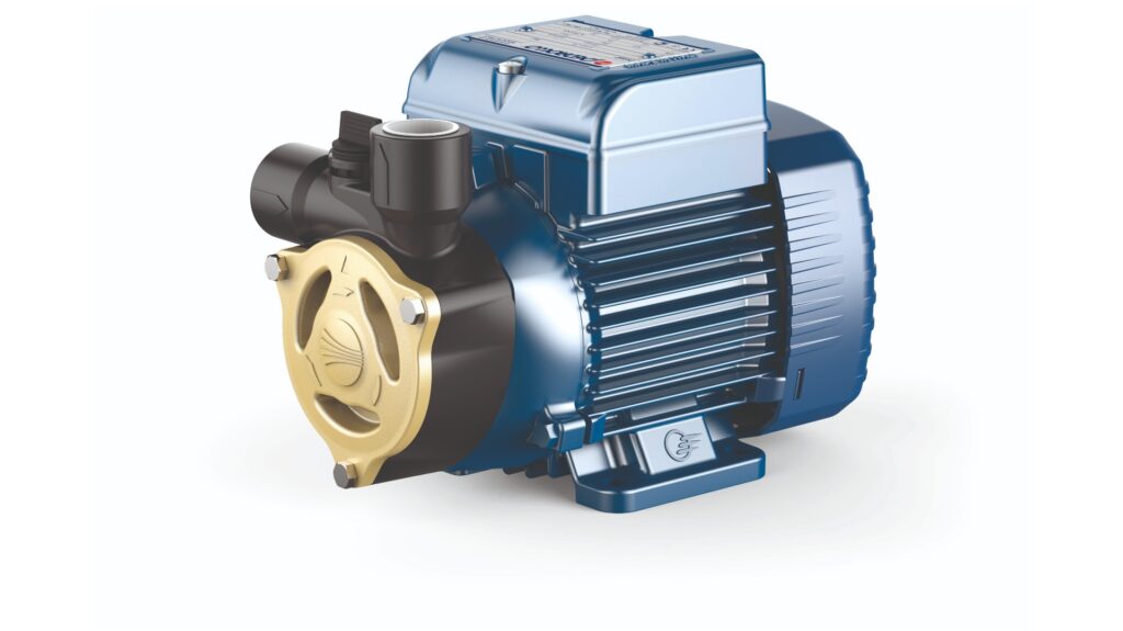 Peripheral pump PQA with PPS body and brass threads