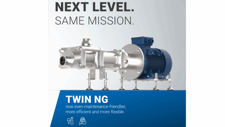 Wangen Pumps unveils improved Twin NG pump to reduce maintenance and boost uptime in hygienic applications