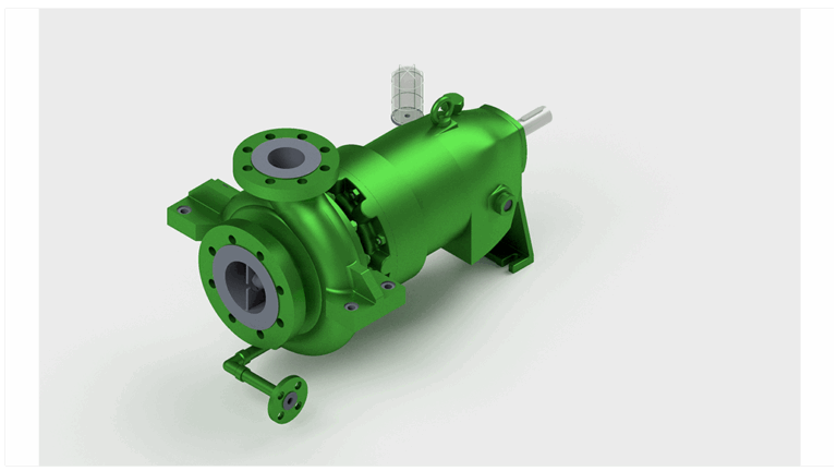 API pump: PRM single-stage volute casing pump with magnetic coupling