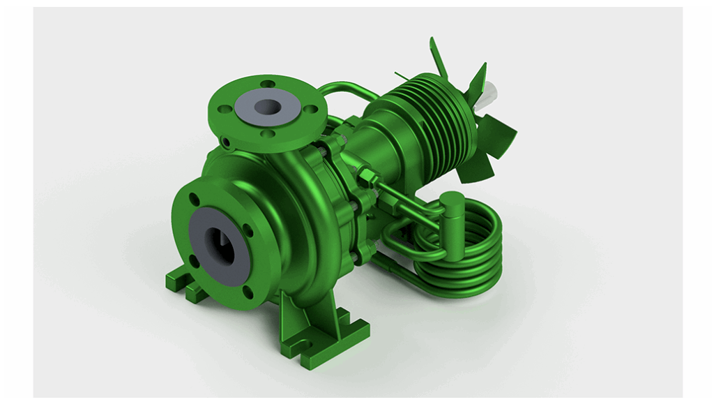 Heat transfer pump: NKX single-stage volute casing pump