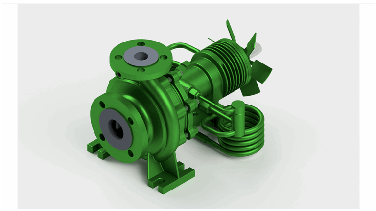 Heat transfer pump: NKX single-stage volute casing pump