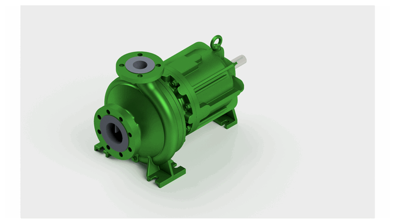 Chemical standard pump: NML single-stage volute casing