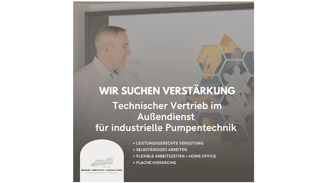 Technischer Vertrieb im Bereich Pumpentechnik