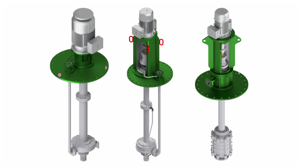Submersible pump: Single- or multistage ring-section submersible pumps and volute casing submersible pumps