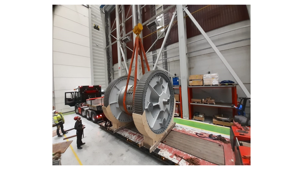 Nieuwe kabeltrommels voor de Hollandsche IJsselkering