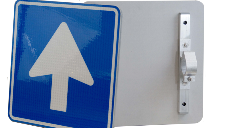 Brimos rijstvlies verkeersborden