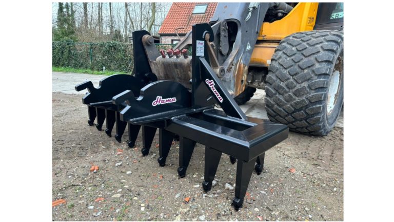 Hama Ripper met dubbele aansluiting, voor zowel kraan als shovel
