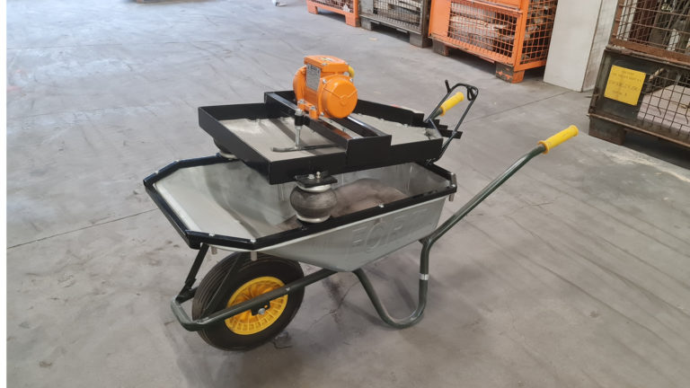 Kruiwagenzeef 230 volt