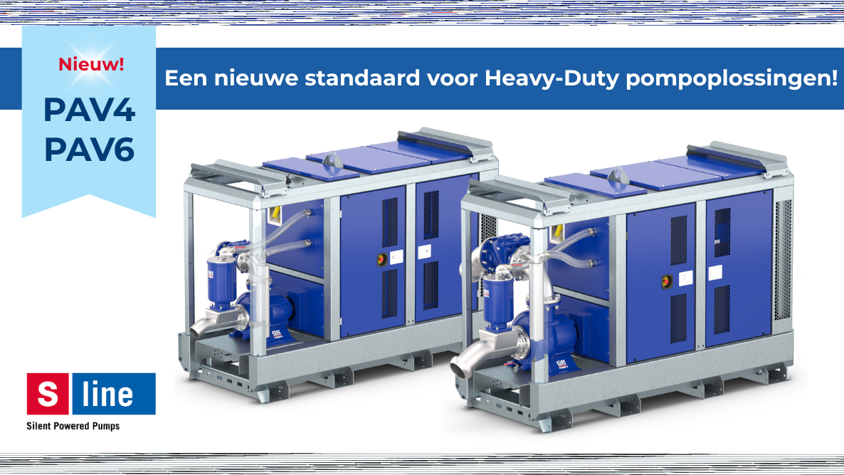 S-Line PAV4 – PAV6 pompen voor zware toepassingen