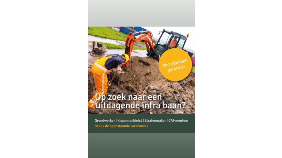 Op zoek naar een uitdagende infra baan?
