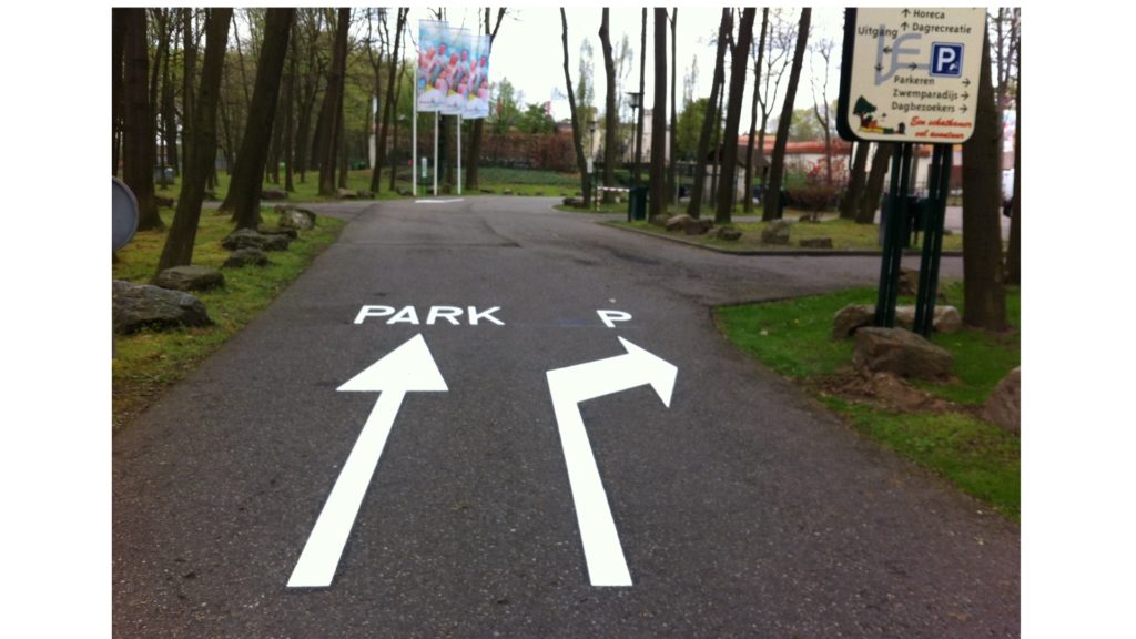 Thermoplastische wegmarkering