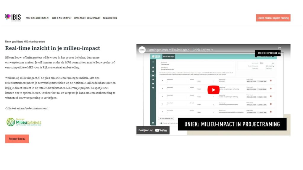 Ibis voor Milieu Impact
