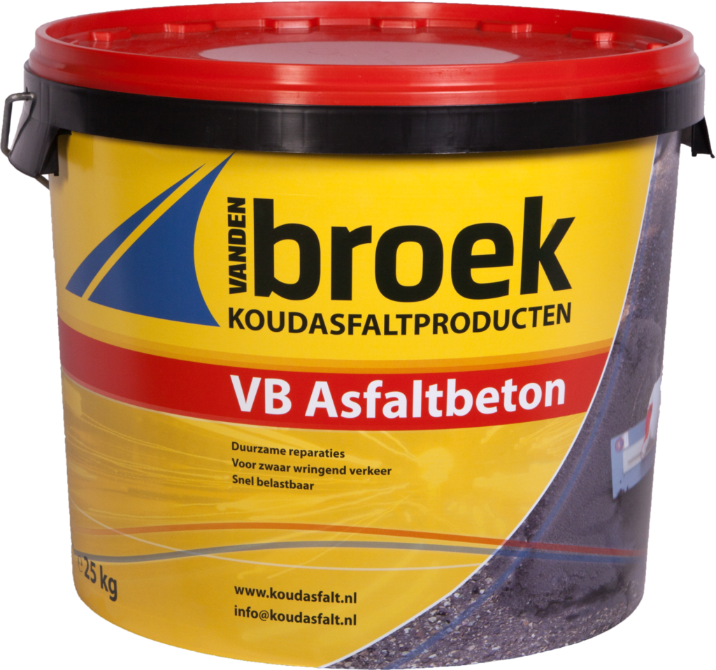V.B. Asfaltbeton – Hoogwaardige reparatiemortel voor definitieve asfaltreparaties