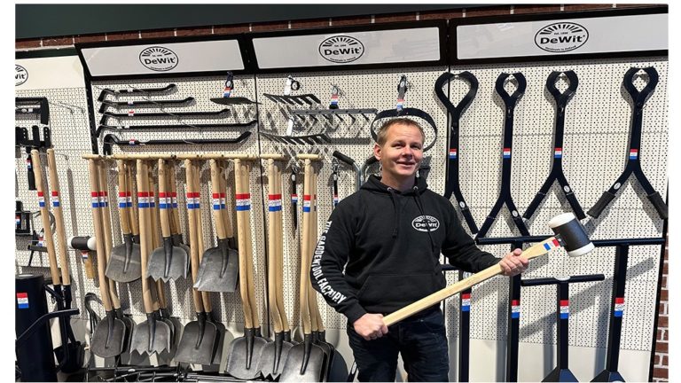 Bandhamer met verwisselbare nylon koppen.