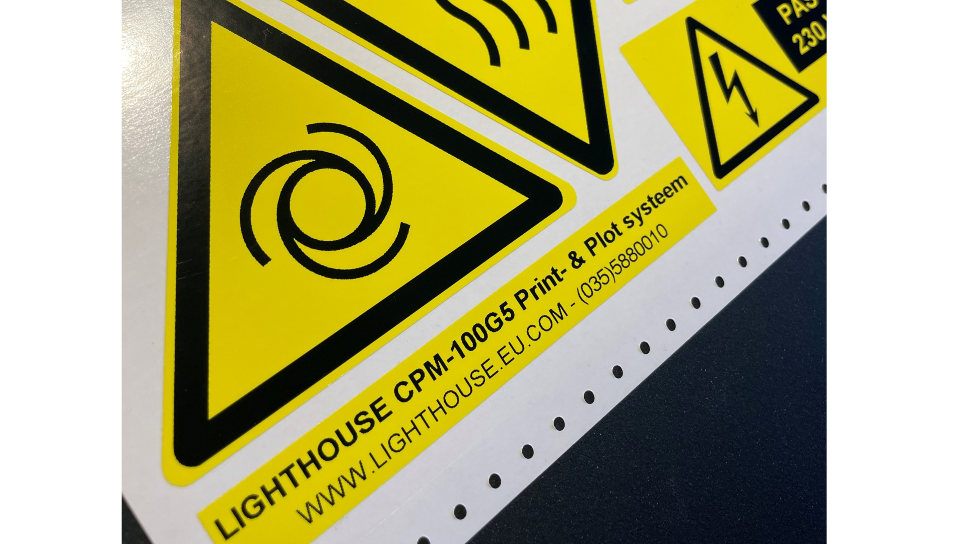 Machineveiligheid Pictogrammen en teksten