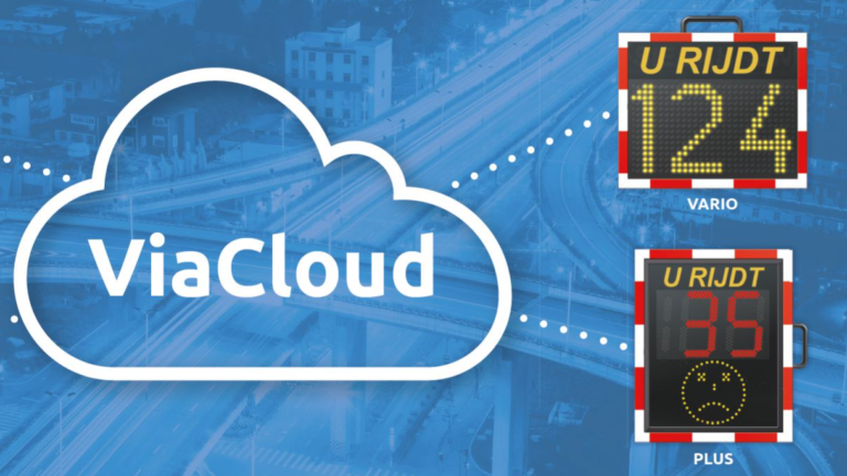 Snelheidsdisplays met cloudfunctie – alle verkeersdata en locaties online