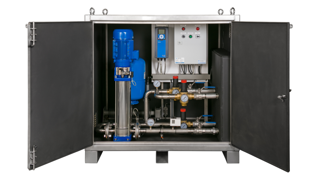 Hydrophore set for large buildings (1-phase and 3-phase)