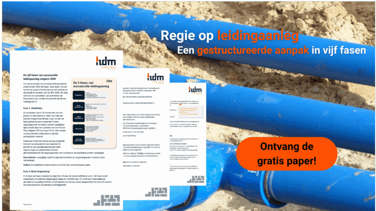 Regie op leidingaanleg