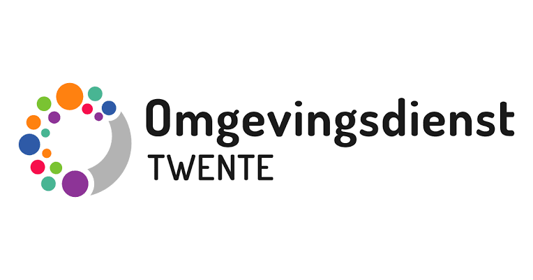 Logo van Omgevingsdienst Twente met kleurrijke cirkels