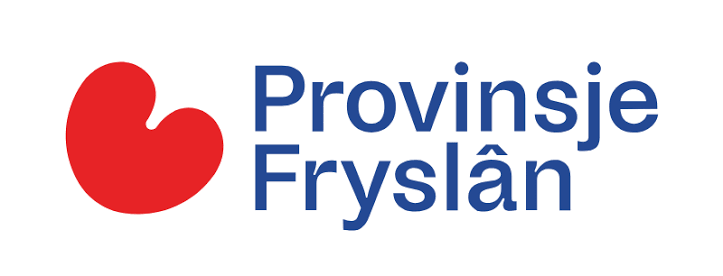Logo van Provincie Frysl&acirc;n met rood hart