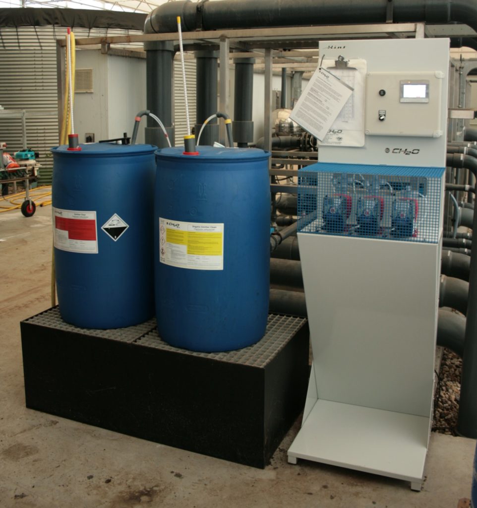 Naast irrigatiesysteem nu ook silo water behandeling met zelfde Sure Flow chloordioxide doseersysteem