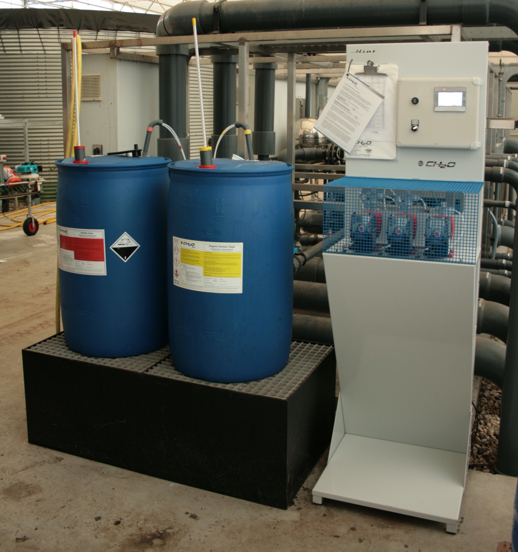 Naast irrigatiesysteem nu ook silo water behandeling met zelfde Sure Flow chloordioxide doseersysteem