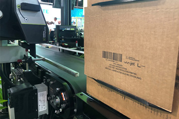 Box coding with a Matthews box printer