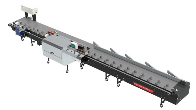 Flower bunching line