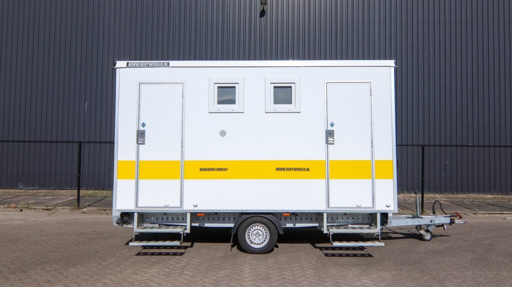 Dubbele mobiele badkamer