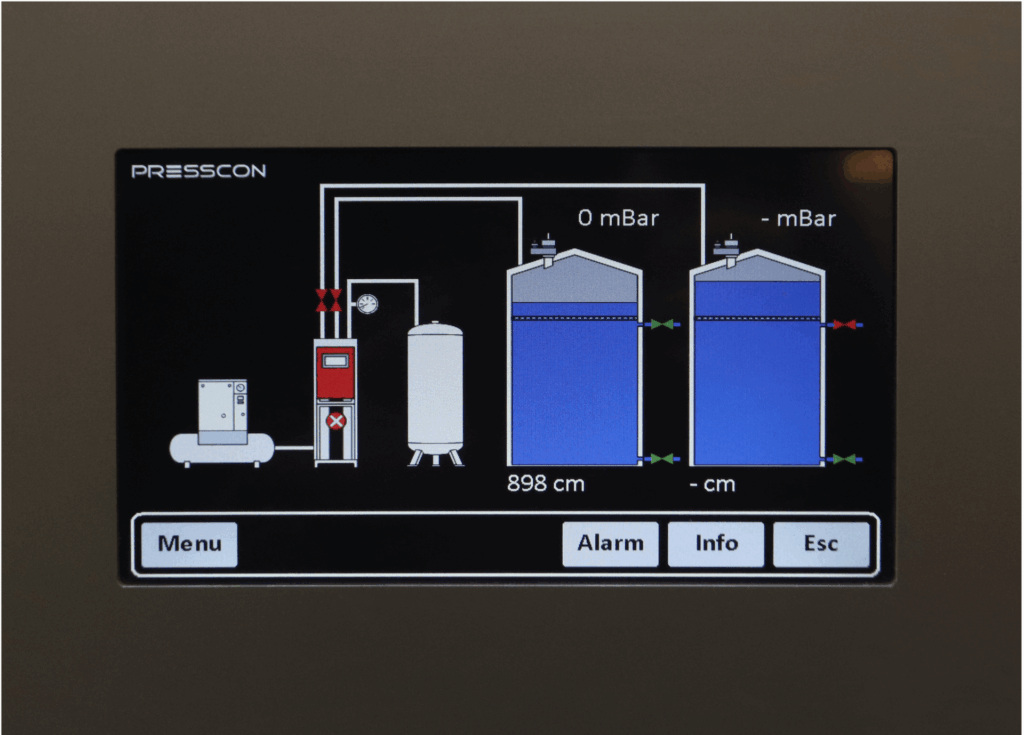 Foto van ons touchscreen Display