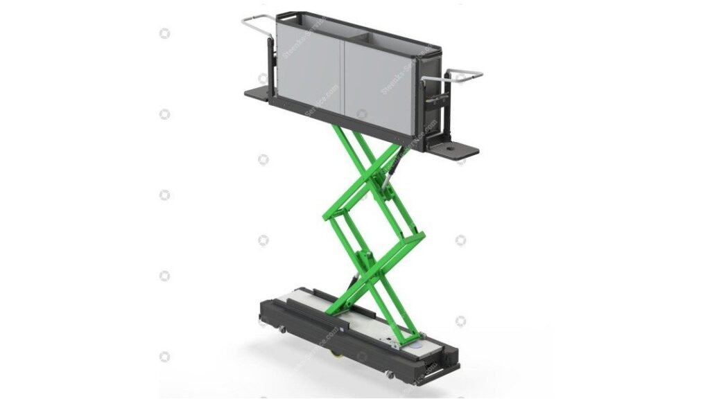 Single AGV paprika oogstwagen