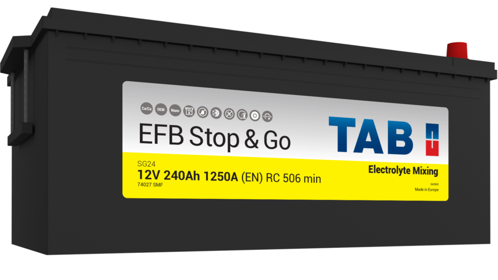 TAB EFB STOP&GO BATTERIES